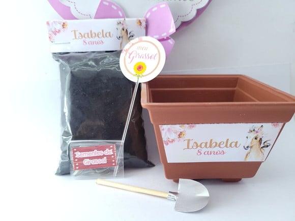 Kit Ecológico Haras Fazendinha Cavalo Aquarela