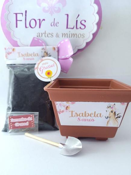 Kit Ecológico Haras Fazendinha Cavalo Aquarela