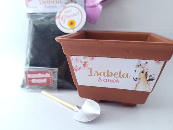Kit Ecológico Haras Fazendinha Cavalo Aquarela