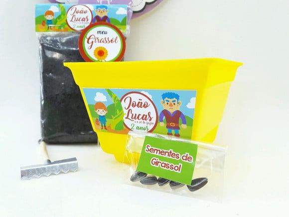 Kit Ecológico Lúdico João e o Pé de Feijão para Escola