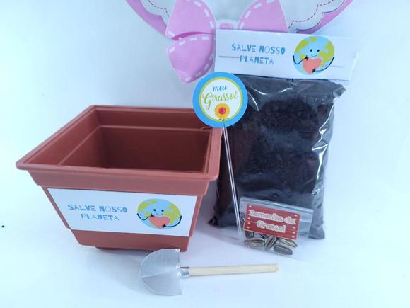 Kit Ecológico Meio Ambiente Brinde Plantação Sustentável