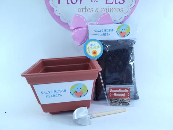 Kit Ecológico Meio Ambiente Brinde Plantação Sustentável