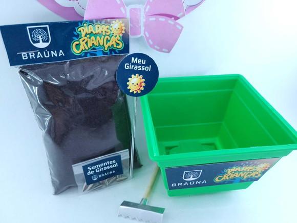 Kit Ecológico Plantação Brinde Logo Empresa
