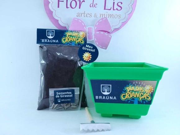Kit Ecológico Plantação Brinde Logo Empresa