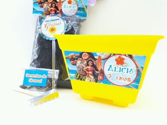 Kit Ecológico Plantio Lembrancinha Moana