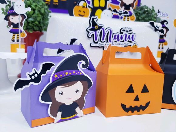 Kit Festa em Casa Halloween com Caixinhas