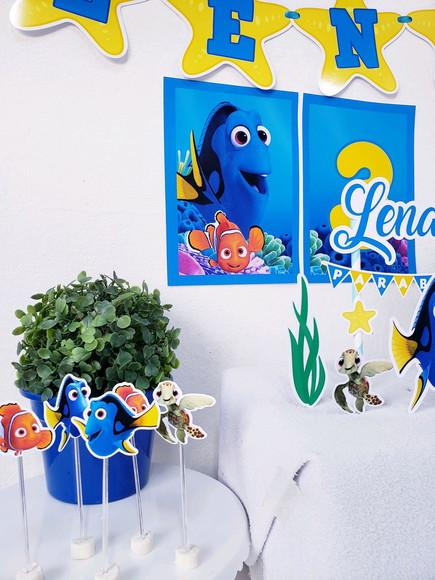 Kit Festa em Casa Procurando Dory e Nemo
