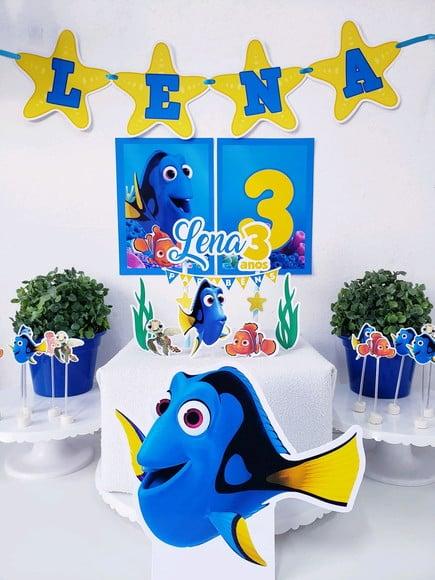 Kit Festa em Casa Procurando Dory e Nemo