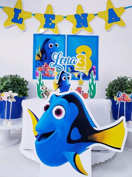 Kit Festa em Casa Procurando Dory e Nemo
