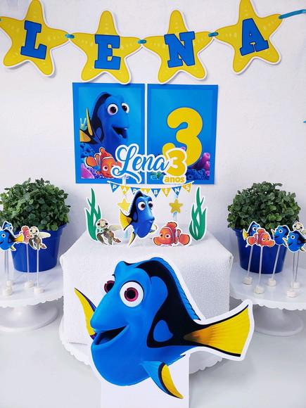 Kit Festa em Casa Procurando Dory e Nemo