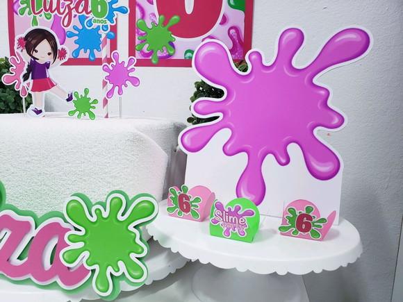 Kit Festa em Casa Slime Menina