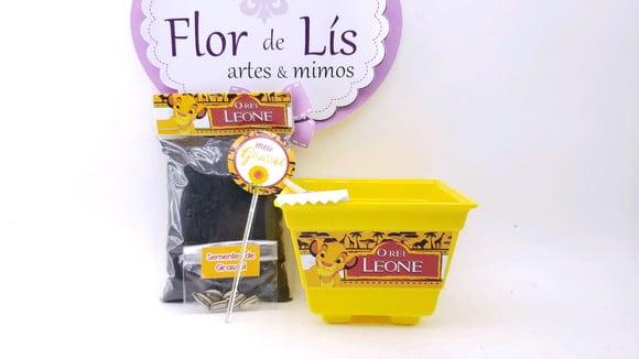Kit Jardim Ecológico Plantação o Rei Leão