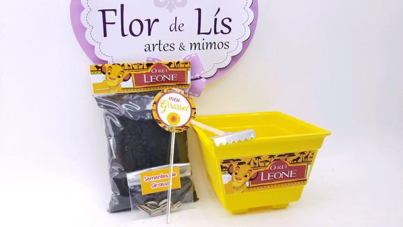 Kit Jardim Ecológico Plantação o Rei Leão