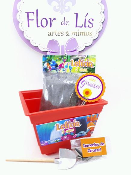 Kit Jardim Lembrancinha Trolls