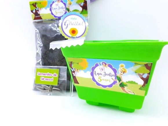 Kit Jardim Plantação Tinker Bell Sininho