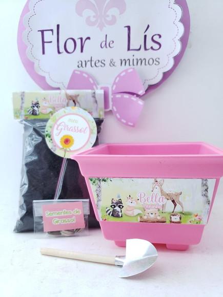 Kit Jardinagem Bosque Encantado Menina Plantação