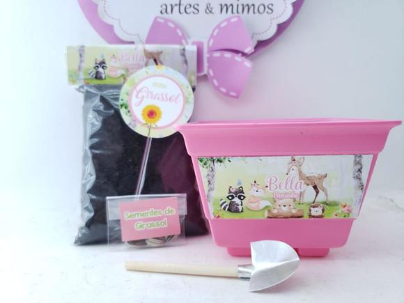 Kit Jardinagem Bosque Encantado Menina Plantação