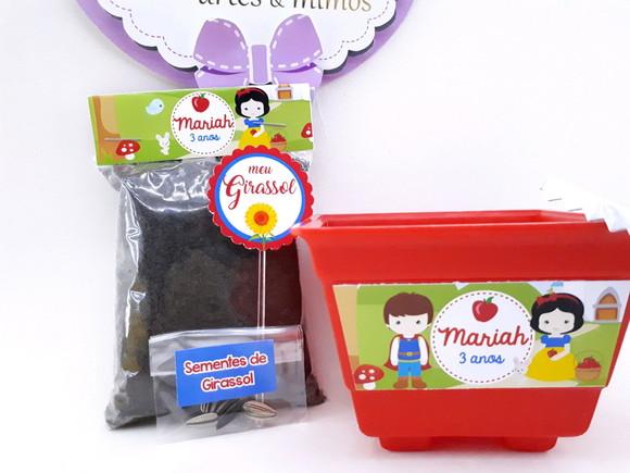 Kit Jardinagem Branca de Neve