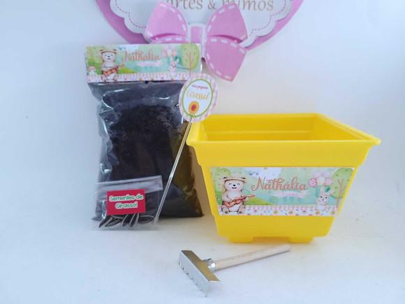 Kit Jardinagem Bosque Encantado Menina Plantio