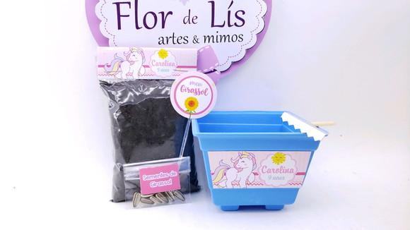 Kit Jardinagem Ecológico Unicórnio Plantio