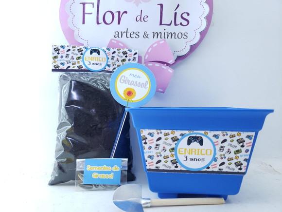 Kit Jardinagem Lembrancinha Ecológica Video Game
