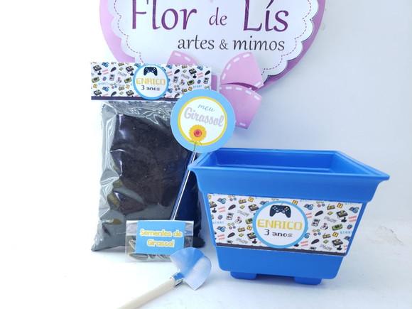 Kit Jardinagem Lembrancinha Ecológica Video Game