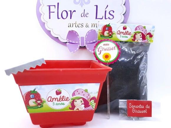 Kit Jardinagem Lembrancinha Moranguinho