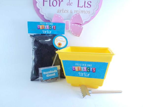 Kit Jardinagem Lembrancinha Dia das Crianças com Logo