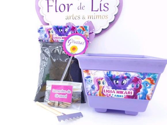 Kit Jardinagem Lembrancinha My Little Pony