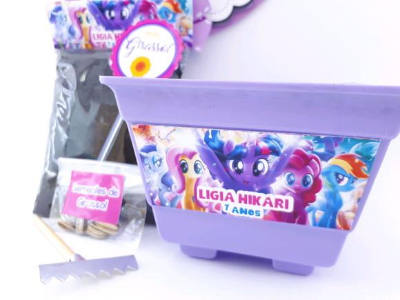 Kit Jardinagem Lembrancinha My Little Pony