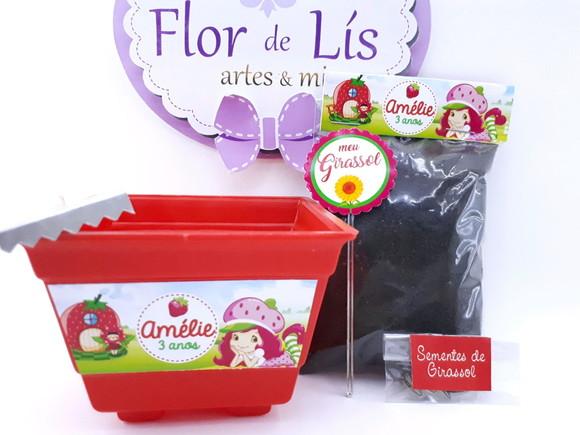 Kit Jardinagem Lembrancinha Moranguinho