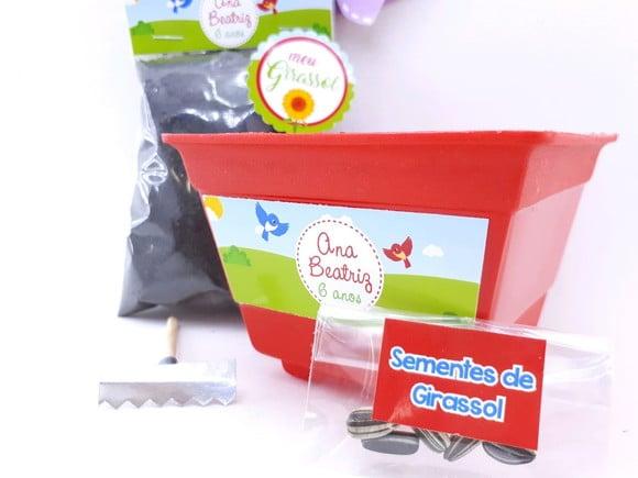 Kit Jardinagem Passarinhos