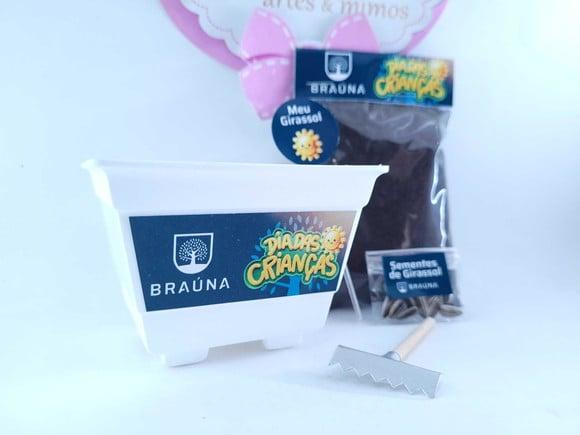 Kit Jardinagem Plantação Brinde Dia das Crianças Empresa