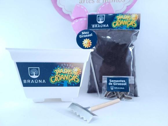 Kit Jardinagem Plantação Brinde Dia das Crianças Empresa