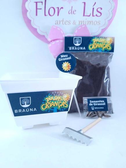 Kit Jardinagem Plantação Brinde Dia das Crianças Empresa