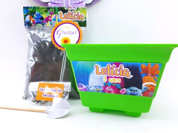 Kit Jardinagem Plantação Trolls
