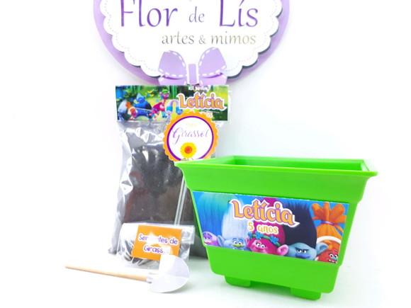 Kit Jardinagem Plantação Trolls