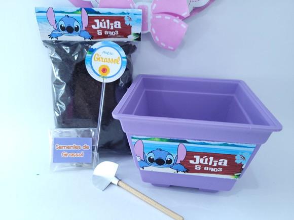 Kit Jardinagem Stitch Lembrancinha Personalizada