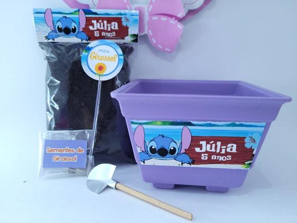 Kit Jardinagem Stitch Lembrancinha Personalizada