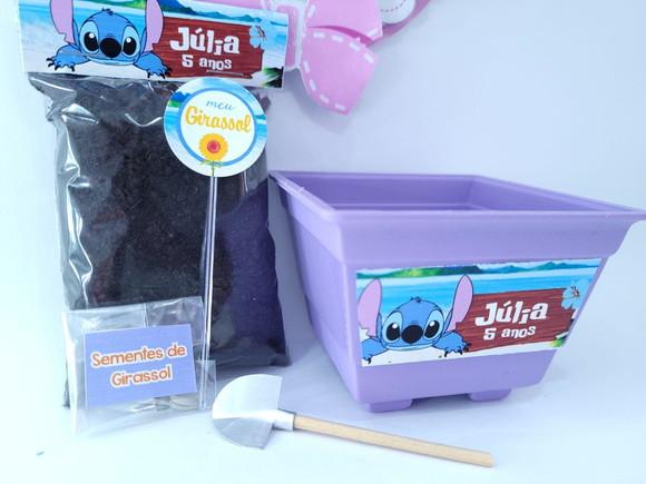 Kit Jardinagem Stitch Lembrancinha Personalizada