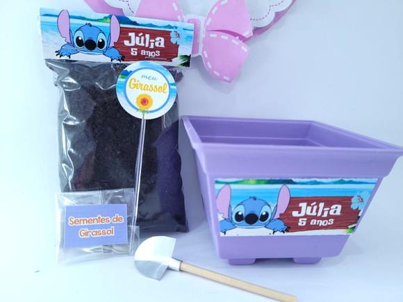 Kit Jardinagem Stitch Lembrancinha Personalizada