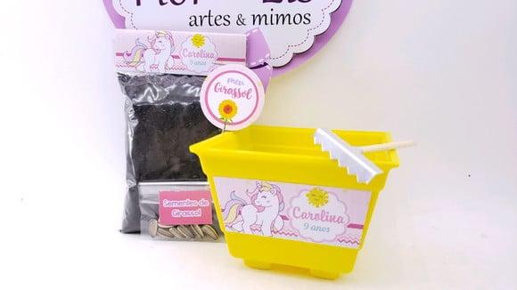 Kit Jardinagem Unicórnio Plantação