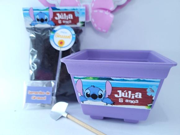 Kit Jardinagem Stitch Lembrancinha Personalizada