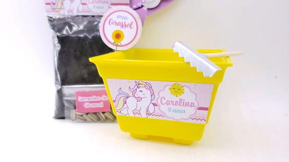 Kit Jardinagem Unicórnio Plantação