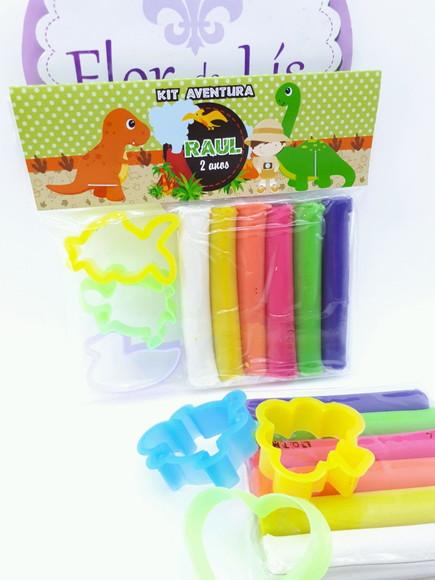 Kit Massinha de Modelar Dinossauro Cute