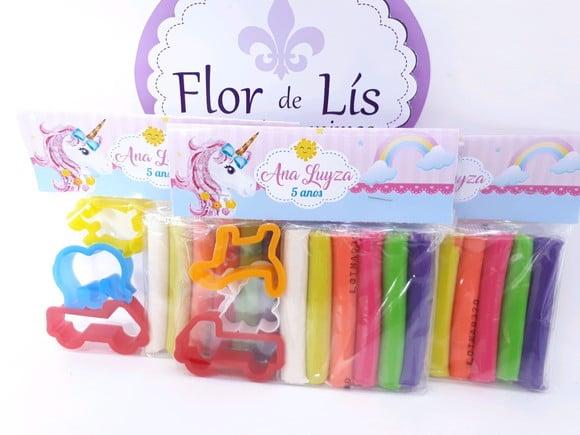 Kit Massinha Modelar e Forminhas Unicórnio