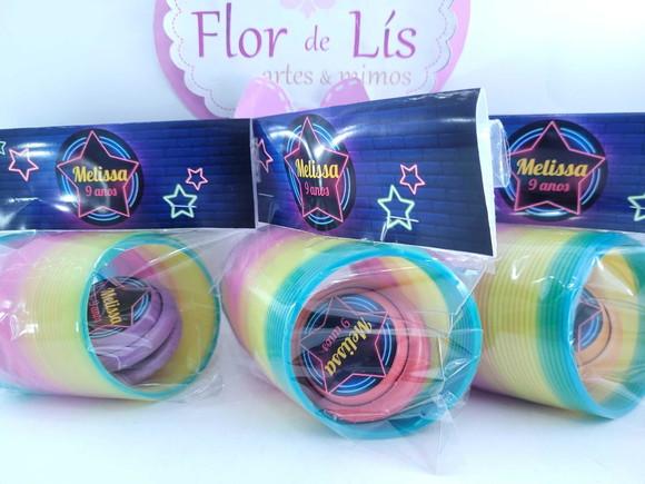 Kit Mola Maluca e Ioiô Festa Neon Lembrancinha