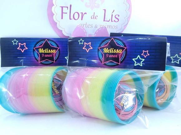 Kit Mola Maluca e Ioiô Festa Neon Lembrancinha