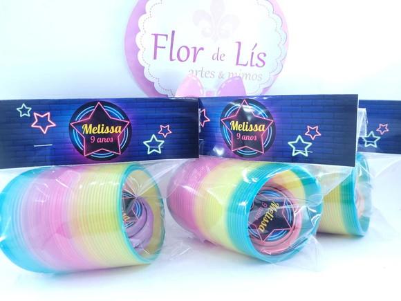 Kit Mola Maluca e Ioiô Festa Neon Lembrancinha