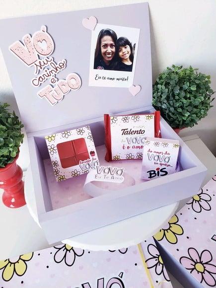 Kit Personalizado com Caixa Dia dos Avós Doces